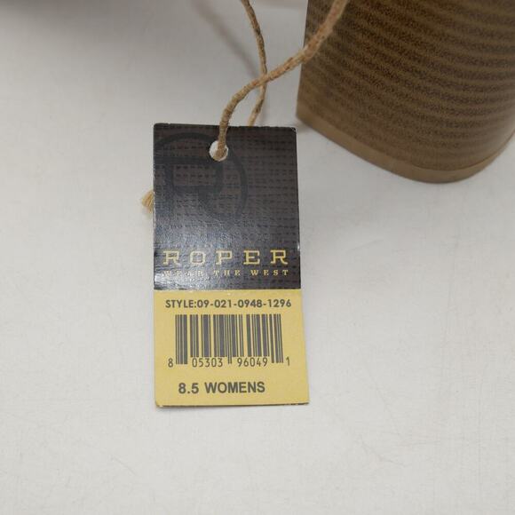 NEW ROPER Women's 8.5 Mika Aztec Tapestry Southwest Sling Back Heel - Picture 4 of 10